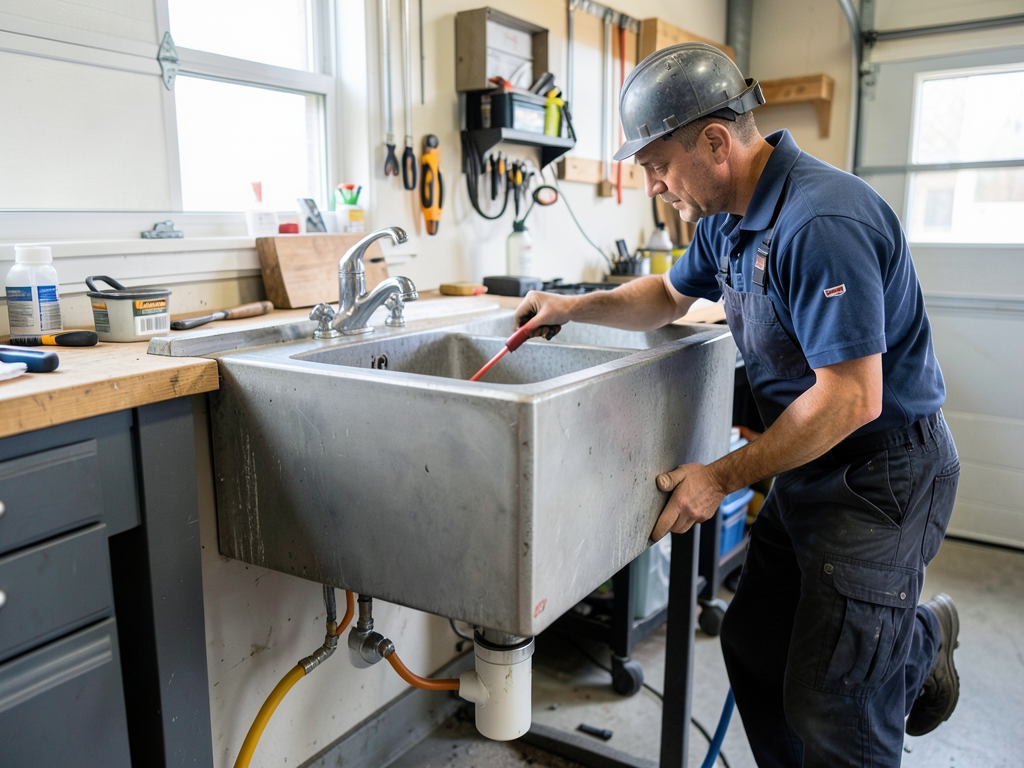 Adding a heavy duty utility sink to your vassor vi