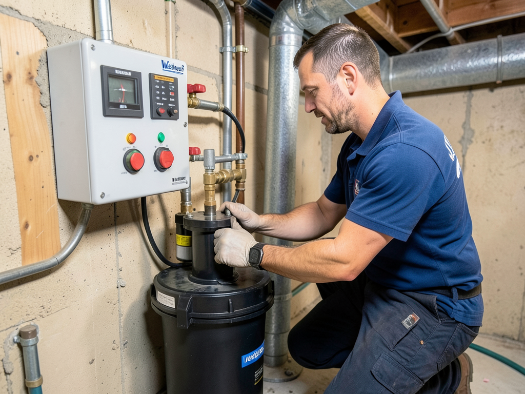 Comparing battery backups and water powered sump p