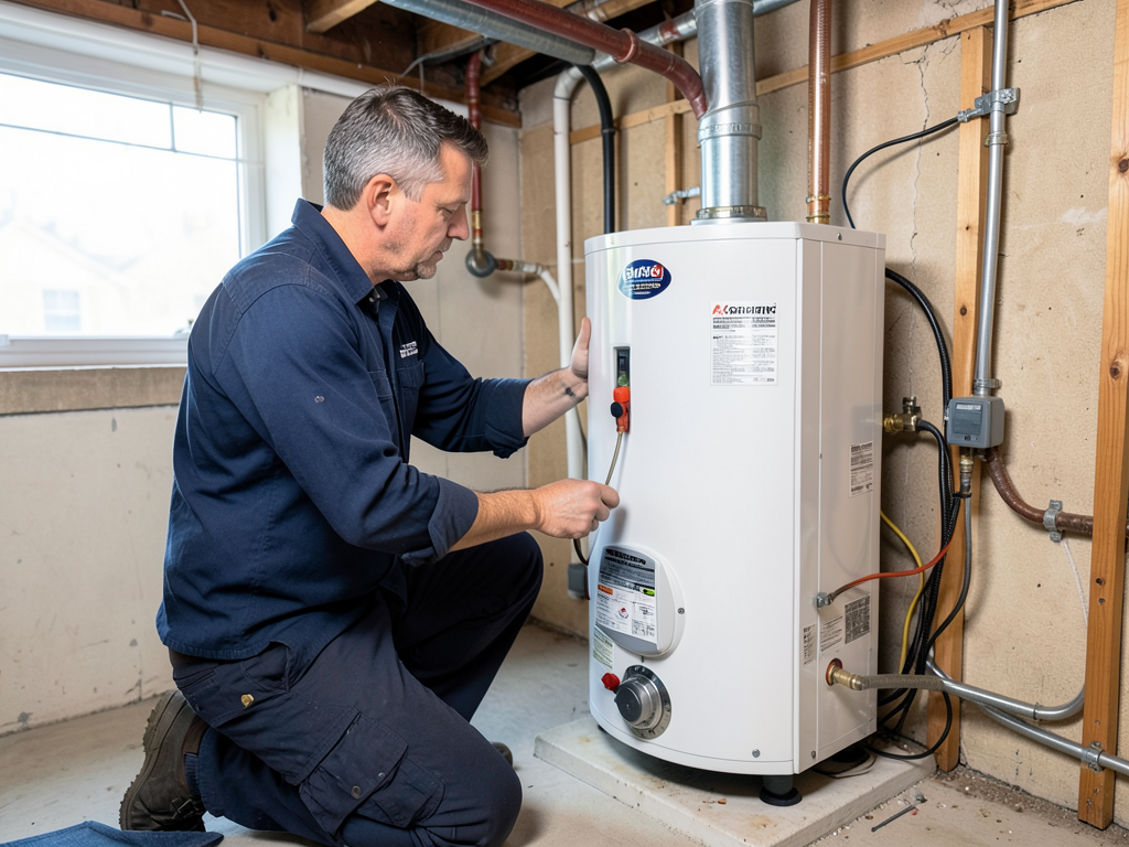 Comparing traditional gas and hybrid heat pump wat