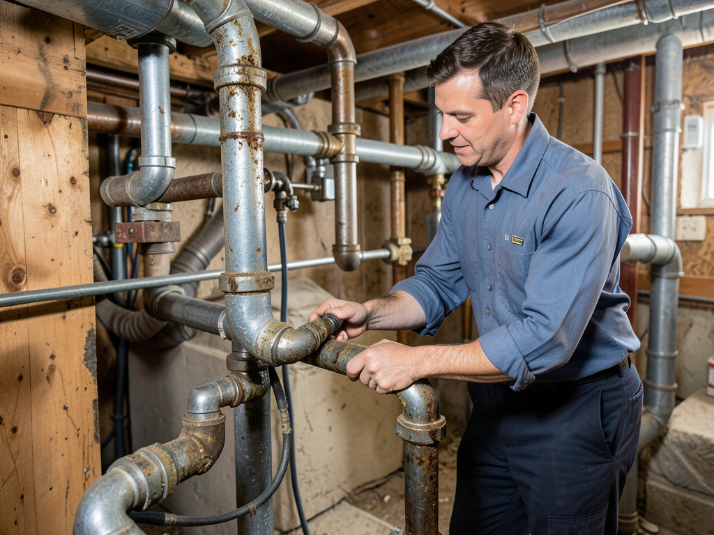 Modernizing the plumbing in a king lincoln bronzev