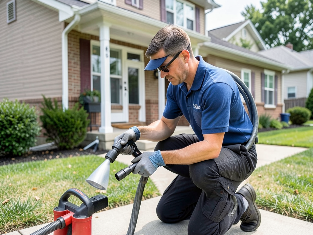 Professional main line cleaning services for busy